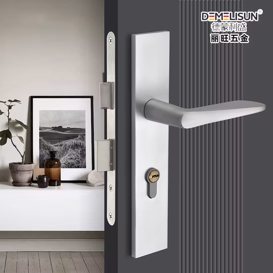 卸売ヴィンテージアンティーク亜鉛素材ドアハンドルロックロゼット付き