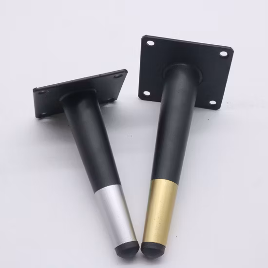 要塞家具の脚金属鉄の足ソファテーブル家具アクセサリー黒脚